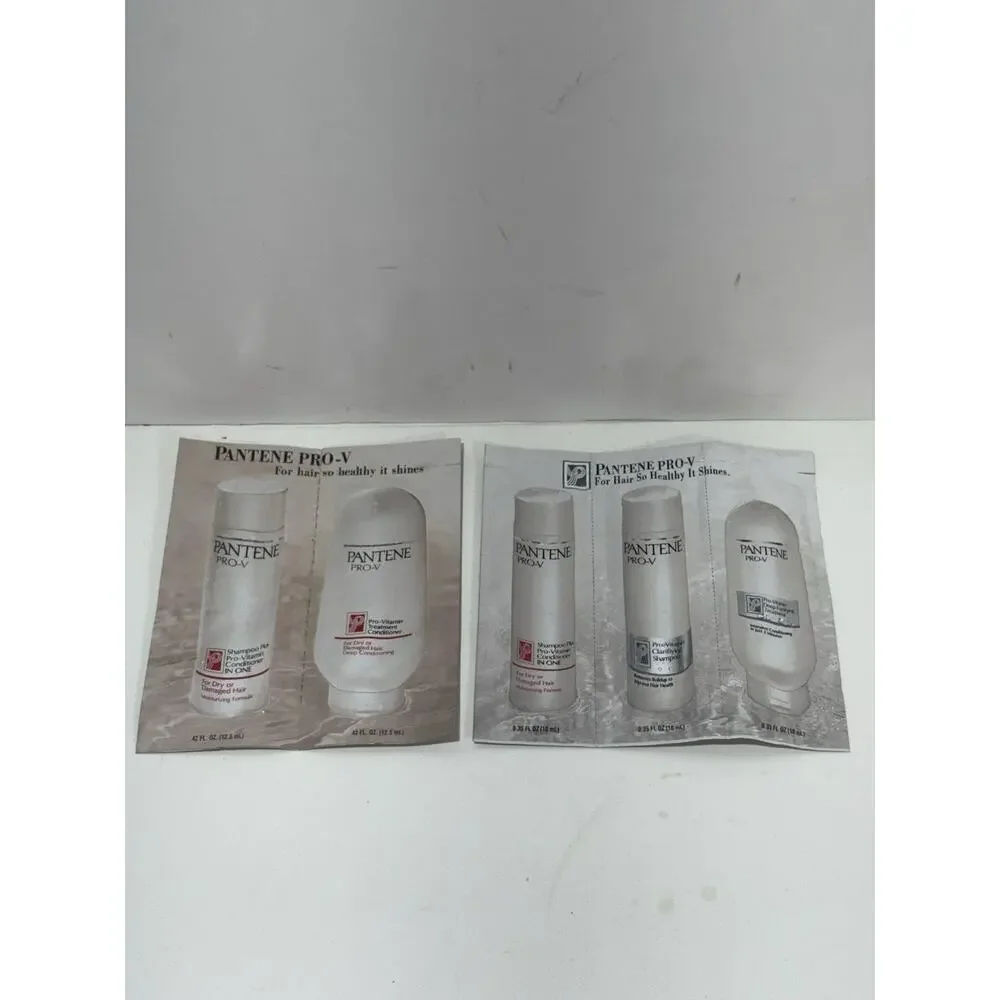 Lot Of Sample Pantene Pro V‎ Clarifying Shampoo Conditioner Plus Intensive